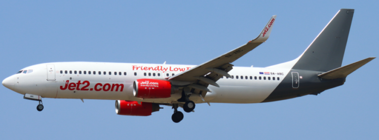 Boeing 737-800 Jet2 — самый массовый тип парка, 98 бортов